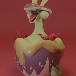 flapple-gigantamax.jpg Fichier STL Pokemon - Flapple/Appletun Gigantamax・Modèle pour imprimante 3D à télécharger