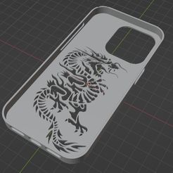 dragon-case.jpg Free STL file Iphone 14 pro dragon case・3D printing template to download