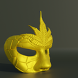 33.png Prom Party Masquerade - Face Mask 3D print model