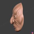 11.jpg Japanese Bugaku Mask - Devil Mask -Halloween Cosplay 3D print model