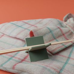 mini_stand_chopsticks1.jpg Free STL file Mini Folding Stand・3D printable model to download