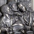 c07.jpg Last Supper basrelief Jesus last dinner 3D print model