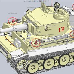 1-2.jpg Tiger Tank Early S Mine device.(ver2)(STL-35)