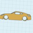 Web-capture_23-11-2023_205033_www.tinkercad.com.jpeg Nissan 370Z Fairlady Z (Z34) Silhouette Keyring