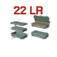 COL_26_22lr_50a.png AMMO BOX 22 LR AMMUNITION STORAGE 22 LR Long Rifle CRATE ORGANIZER