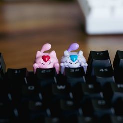 Mewsxlove_keycaps-01.jpg Mew and Mewtwo of love 键帽 - 机械键盘