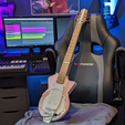 studio.png Файл STL Полностью 3D-печатная электрогитара Cateran MK2・Дизайн для загрузки и 3D-печати