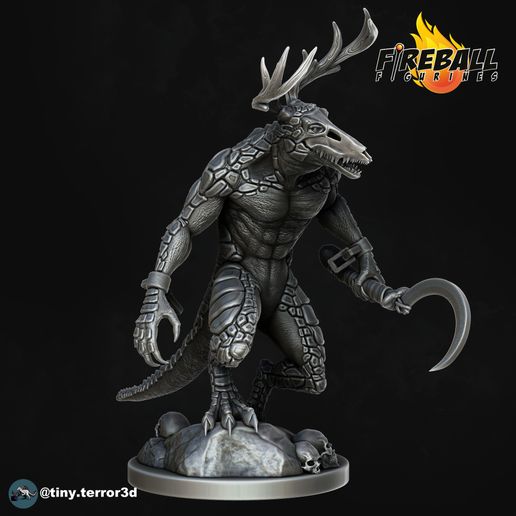 Render3.jpg Demonio Wendigo