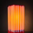 5e92077a-eda1-4d9f-8222-93f17822cf5e.jpg AURA RIPPLE – Dual Shade Table Lamp | PETG + PLA | 4-Part STL