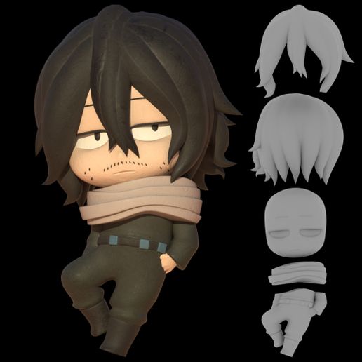 Aizawa (My Hero Academia) Chibi Figure