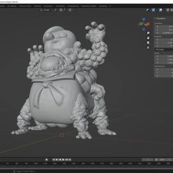 11721.jpg STL file Ghostbusters Stay Puft Marshmallow Man + Power Rangers Eyeguy Mashup Monster・3D print design to download, cuchulain666