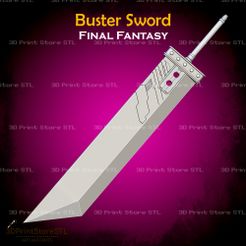 1.jpg Buster Sword From Final Fantasy VII Remake - Fan Art 3D print model