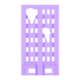 building_slim-Wall_Short_Damaged_01.stl Modular 6mm Highrise Buildings