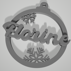 Florine.png STL-Datei Tischdekoration - Florine・3D-Druckvorlage zum Herunterladen, MOD-Stef