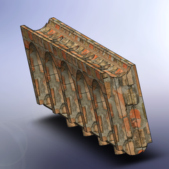 Acueducto, acople superior (estetico).PNG Free STL file Lego aqueduct, infinite construction (Lego aqueduct, infinite construction)・3D printing idea to download