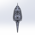 Last_Exile_Standard-Battleship_03.png Standard Battleship (1:5000) of the Ades Federation in the Last Exile, Fam the Silver Wing.