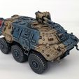 Minotaur_Front_Light.jpg Free 3D file Minotaur Wheeled IFV・3D print design to download