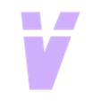 V.stl METAL GEAR SOLID Letters and Numbers | Logo