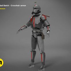 bad-batch-crosshair-render-color.1.jpg Fichier 3D L'armure Bad Batch Crosshair・Objet imprimable en 3D à télécharger