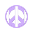 peacesign5cm.stl Peace sign cutter set - made for polymer clay