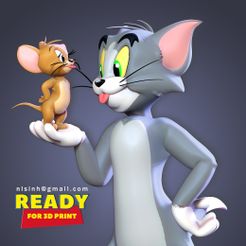 Tom_Jerry_thumb.jpg Fichier 3D Tom et Jerry・Idée pour impression 3D à télécharger