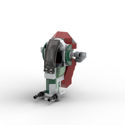 Slave-I.png Star Wars Boba Fett's Starship Microfighter 75344 (no minifigure)