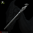 2.png Wand "Thestral" of Hogwarts Legacy of Harry Potter