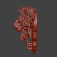 LION_27.png Lion Head Keyholder and wall decoration