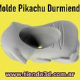 pikachu-durmiendo-3.jpg Pikachu Sleeping Pot Mold