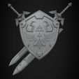 LinkBundle_frame_0000_wireframe.jpg Zelda Tears Of The Kingdom Shield and Sword for Cosplay
