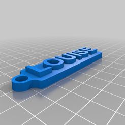 louise.png Free 3D file Porte clé prénom Louise・3D printable model to download