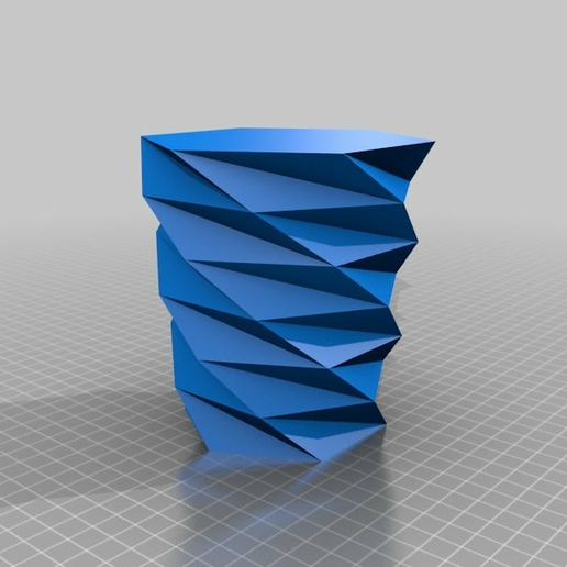 6933ef9fc49054b91b3dd9824781d2ce.png Nicolas Twisted Polygon Vase