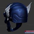 Samurai_Captain_America_helmet_3d_print_model-08.jpg Captain America Helmet - Samurai Heroes Cosplay