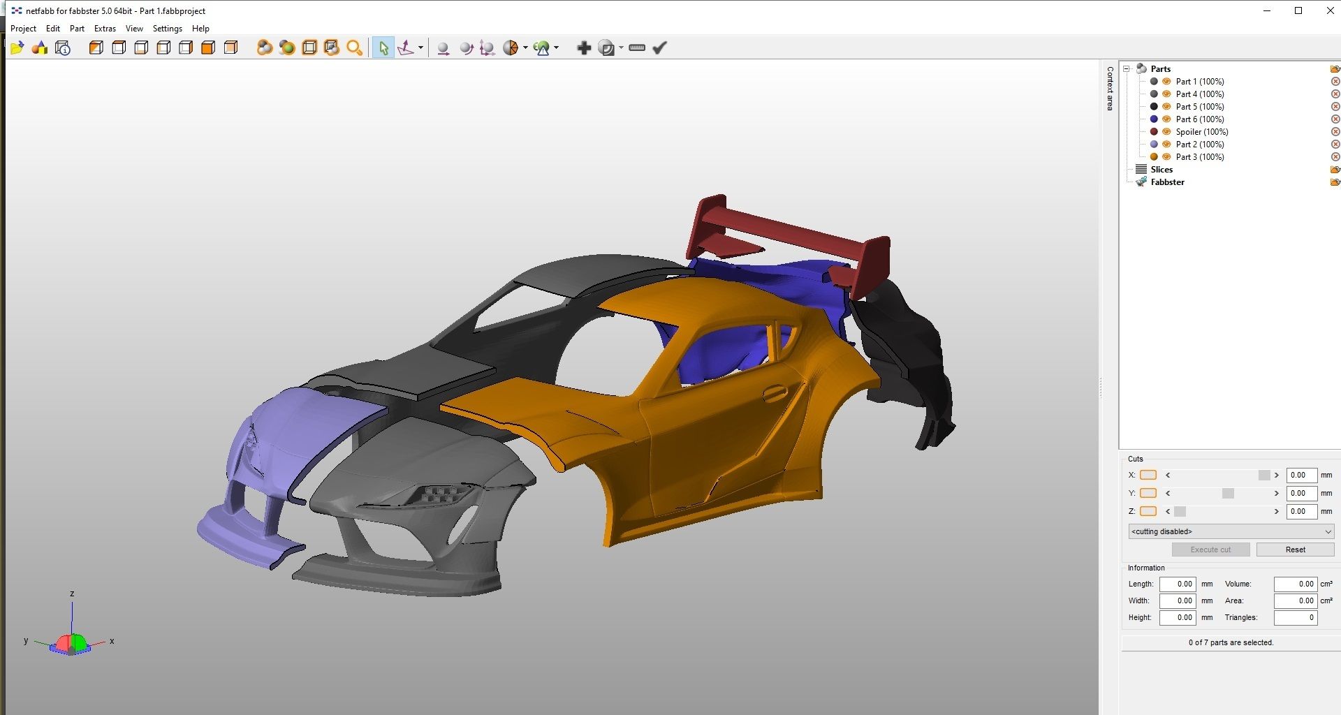 5.jpg Fichier 3D Toyota Supra 2020 Tuning Body pour impression・Idée pour impression 3D à télécharger, Andrey_Bezrodny