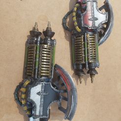 Jackal Pattern Porphy Conversion Beam Cannons for 40K and AT