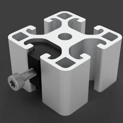 ITEM_T-Nut_M4_with_Profile.png Free 3D file ITEM light T-Nut M4・3D printing template to download