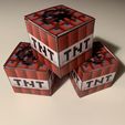 IMG_5189.jpeg Papercraft Minecraft TNT Block (Lasercut)