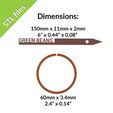 etsy-view33.jpg Garden plant markers, VEGETABLES, Set#3, garden labels, set of 16 with a storage ring