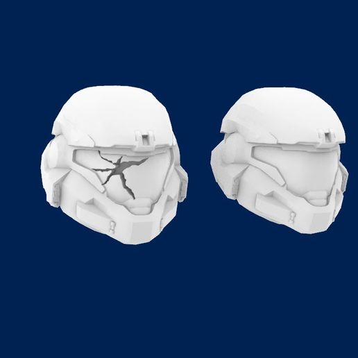 Halo Reach - Noble 6 Helmet 3D model