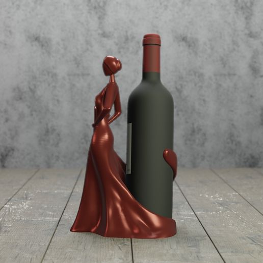 Render5.jpg WEINHALTER / MUJER PORTA VINO