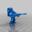 4_Laser.png Free STL file Angelic Space Soldiers with Heavy Weapons・Template to download and 3D print