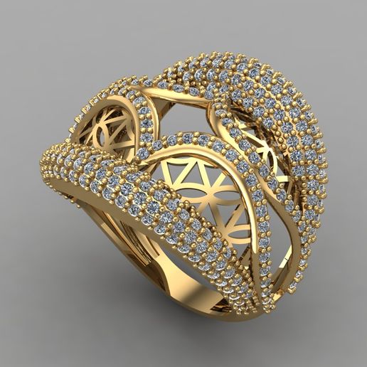 Women Ring 3DM Womens Ring 3d models 3D print model 3D print model 3D model