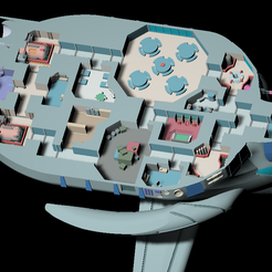 skeld_up.png Free STL file The Skeld scaled one in five hundred・3D printing idea to download