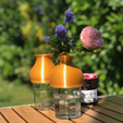 Capture-d’écran-2023-05-19-à-13.58.45.png STL file Vase with Bonne Maman jam jar・3D print model to download