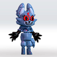 Eclipse-dandy4.png Flexi Twisted Eclipse Dandys World 3D Model STL 3mf Multicolor Fanart