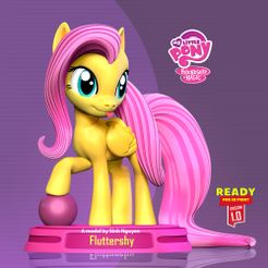 Fluttershy.jpg Fichier 3D Fluttershy - Petit Poney・Objet pour impression 3D à télécharger