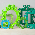 download-17.png Free STL file Veronique Frame・Design to download and 3D print