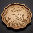 Easter-Bunny-Tray-©.jpg Easter Trays Pack - CNC Files for Wood (svg, dxf, eps, ai, pdf)