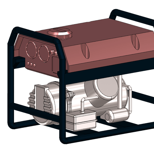 gas engine generator 3.png Datei STL gas engine generator 1/10 herunterladen • Design für 3D-Drucker, wavelog