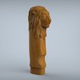 untitled.219.jpg Lion Head Knife Handle 3D  Model